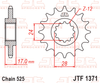 JTF1371.15 Honda 15 Teeth Front Sprocket