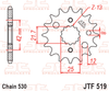 JTF519.15 Kawasaki; 15T Front Sprocket