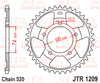 JTR1209.41 Honda NSR 250; 41 Teeth Rear Sprocket