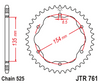 JTR761.39 Ducati 39T Rear Sprocket