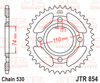 JTR854.39 Yamaha XS250, XS400; 39T Rear Sprocket