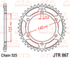 JTR867.44 Yamaha TDM850; 44T Rear Sprocket