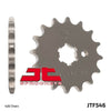 JTF546.14 Kaw KX80, KX85, KX100, Yam TT-R90, RT100, TT-R110, LB50, DT100, DT100  Front Sprocket
