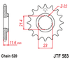 JTF823.12 Husqvarna   12T Front Sprocket