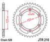 Honda 39T JT Rear Sprocket