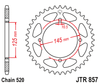 JTR857.39  39T Yamaha Rear Sprocket