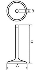 14711-107-020 Engine Intake Valve