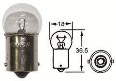 Two HL1623 INDICATOR BULB SMALL HEAD 12V 15W BA15S