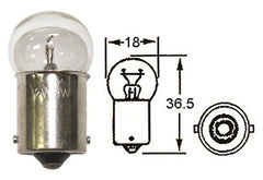 10 x HL1623A - INDICATOR BULBs SMALL HEAD 12V 18W BA15S