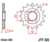 JTF326.13  Honda CR125  13T Front Sprocket